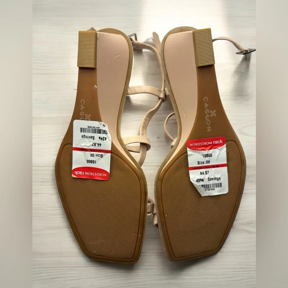 Caslon Pink Wedge Sandals Size 9M - Picture 3 of 3